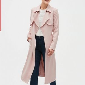 NWT Banana Republic Pink Trench Coat